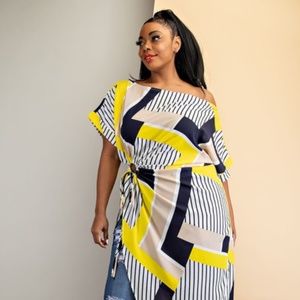 Chic Asymmetrical Tunic Blouse